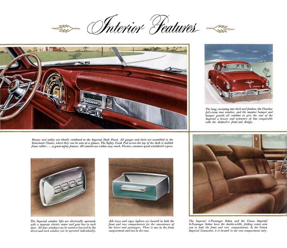 1951 Chrysler Imperial Brochure Page 17